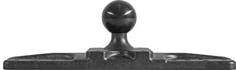 iBolt 25mm / 1 inch Ball Composite Universal Marine Electronic Fish Finder Mounting Plate for Industry Standard Dual Ball Socket mounting arms