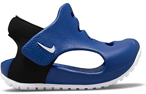 NIKE Boy's Sunray Protect 3 Trainers, Game Royal White Black, 25 EU