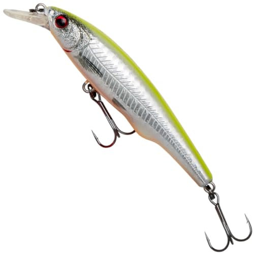 Savage Gear 8,3cm 10g Gravity Twitch SR Wobbler schwebend - Twitchbait, Farbe:Lemon Back Flash