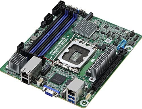 AsRock Rack Z690D4ID-2T/G5/X550 Deep Mini-ITX Server Motherboard Single Socket 12th & 13th Gen Intel® Core™, Pentium® and Celeron® Series Processors (LGA 1700) Z690 Dual 10G LAN PCIe 5.0