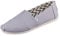 TOMS Alpargata Classic, Zapatillas Hombre, Drizzle Grey Recycled Cotton Canvas, 44 EU