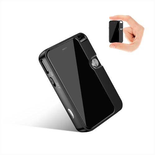 H+Y Mini Diktiergerät 32GB mit OTG-Direktverbindung zum Smartphone, Mini Aufnahmegerät mit Stimmenaktivierung, 1536 kbps Stereo HD, MP3 Voice Recorder