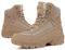 5.AA B666 Plüschfutter Stiefel Herren Wanderschuhe Army Combat Boots mit YKK-Zipper Verschleißfest rutschfeste Outdoor Trekkingschuhe Militär & Einsatzstiefel Wüstengelb 45EU