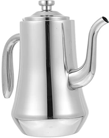 FONDOTIN Tea Filters 1pc Kettle Milk Oil Storage Can Vinegar Dispenser Expresso Coffee Machine Oil Dispenser Cooking Teapot with Strainer for Loose Tea