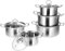 HOLIDYOYO 5juegos Ollas De Acero Inoxidable Con Tapas De Vidrio Para Cocina Juego De Utensilios De Cocina Para Inducción y Sopa Para Ocasiones