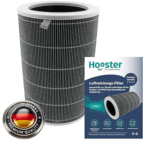 1 Filter kompatibel mit Xiaomi Luftreiniger Mi Air Purifier 3C, 3H, PRO sowie 2, 2C, 2H und 2S | mit RFID Chip | Ersatzfilter für SCG4021GL