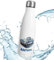timalo® Thermosflasche personalisiert mit Namen auslaufsichere Edelstahl Trinkflasche Wasserflasche für Kinder Mädchen Jungen 500mL | Polizei Auto