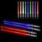Palillos LED Lightsaber Chopsticks con 9 Modos de Color, SOARFLY Palillos Luminosos Reutilizables Sin BPA, Palillos LED Ligeros para Cocina Ccena Fiesta Sushi Fiesta Cubiertos, 2 Pares