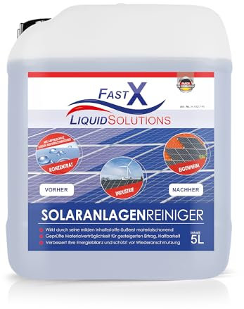 Solaranlagenreiniger Pro: Spezialreiniger für Photovoltaik & Solar - 5 Liter - Steigert Effizienz (5 Liter)
