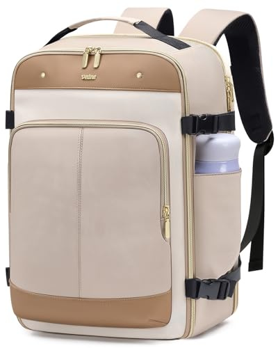 VNINE Cabin Bag 46.5x17.5x33 Underseat Carry On Travel Backpack Cabin Size Rucksack Hand Luggage Bag Backpack Casual Womens Daypack Fit 17 Inch Laptop