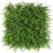 LUWENER Artificial Plant Wall Panels, 50 x 100cm Regular Ferns Shrubs Grass Privacy Hedge Wall, Privacy Green Living Fence Grass Backdrop for Indoor Outdoor Home Garden Decoration(2PCS,50x50cm)