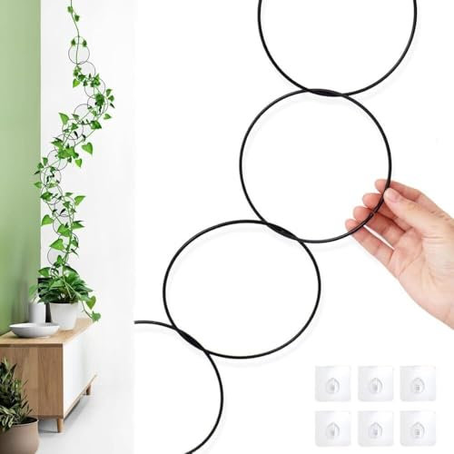 Treillis à chaîne for plantes grimpantes d'intérieur et d'extérieur, treillis à chaîne for plantes d'intérieur for plantes en pot, plante suspendue en métal, treillis mural de jardin, Support de vigne