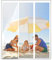 Moustiquaire Baie Vitree Coulissante Magnétique,Blanc Moustiquaire Magnétique pour Porte,Deux côtés ouverts Rideau Porte Anti Insectes Mouche Moustique, pour Couloirs, Portes,230(76/78/76) x210cm