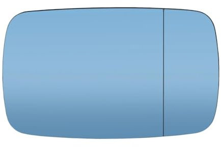 CNMVCJSAR Door Side Wing Mirror Glass Blue Rear View Rearview Stick On With Glue For BMW 3 5 Series E39 E46 320i 330i 325 525i 1997-2005 Rearview Mirror Glass(F)