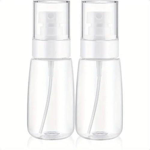 Botella de Agua de pulverización Mister Mister Fine Mist Sprayers 360 Atomizador de Perfume Spritzer de neblina pequeño vacío con recipientes Transparentes de la Bomba 2 Piezas/2 oz