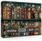 Wildflower Pages Puzzles for Adults 1000 Pieces, Vintage Flower Book Art Puzzle, Colorful Blooming Bookshelf Jigsaw Puzzle, Retro Floral Plant Aesthetic Puzzles for Book Lovers