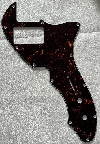 Plektrumschutz für US Fender Telecaster 69 Thinline PAF Style Gitarre Schlagbrett Schlagbrett Schlagplatte (4-lagig, braune Schildkröte)