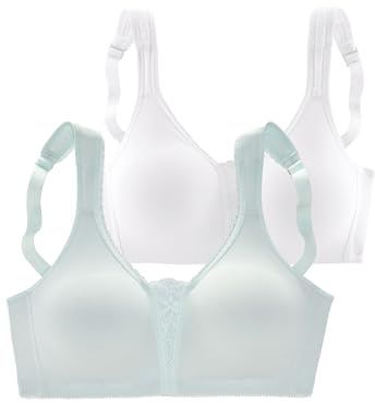 PETITE FLEUR Damen Soft-BH | aus Baumwolle, Spitze, gefütterte Träger für guten Halt, atmungsaktiv