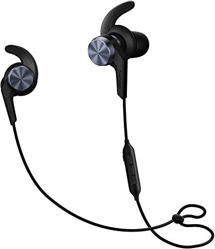 1More E1018 Ibfree - Cuffie Sportive Bluetooth con Controllo del Volume e del Sudore, Nero