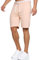 Indicode Hommes Aldrich SweatShorts | Pantalon Court de survêtement à Cordon de Serrage Cameo Rose L