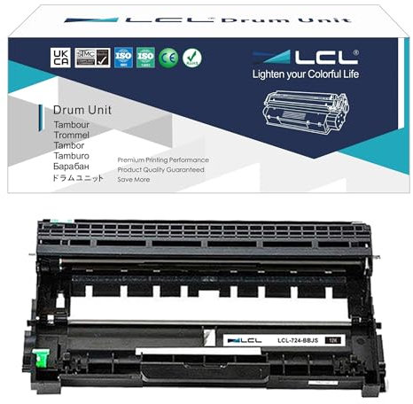 LCL Kompatibel Trommel 724-BBJS 12000Seiten (1 Schwarz) Ersatz für Dell E310DW E514DW E515DN E515DW