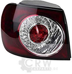 Diederichs LED Heckleuchte Rückleuchte außen links für VW Golf Plus 5M1 521 Bj. 03/09-12/13 (Rot, Rechtsverkehr)