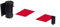 Flexibarrier Wandhalterung inkl. Absperrband (Economy) - 2.3m/4.5m (2.3m, Schwarz/Rot-Weiß)