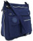 ekavale - leichte Damen-Umhängetasche - Praktische Crossbody-Handtasche - mit vielen fächern - Schultertasche wasserabweisende Damentasche (Marineblau)