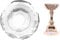Household 4 Types Magnetic Nail Tip Practice Stand Base Alloy Holder Nail Art Display Stand Manicure Tool(Diamond white crystal + 1 base)