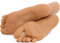 Weiches Silikon, lebensgroß, weiblich, Schaufensterpuppe, Bein, Fuß, Mannequin, Display, Schmuck, Sandalen, Schuhe, Socken, Display, Kunst, Skizzen, Nagel (rot, 94 cm)