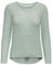 Only Femme Onlgeena Xo L/S Pull Knt Noos Sweater, Harbor Gray, L EU