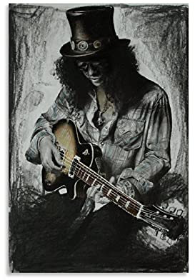 BAOMIHUA Slash Guns N Roses Poster, dekoratives Gemälde, Leinwand, Wandkunst, Wohnzimmer, Poster, Schlafzimmer, Gemälde, 40 x 60 cm