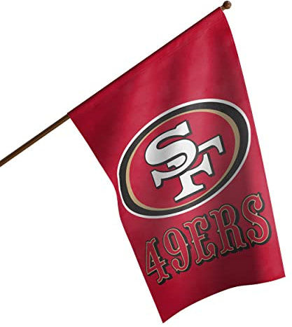 FOCO San Francisco 49ers NFL Solid Vertical Flag
