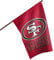 FOCO San Francisco 49ers NFL Solid Vertical Flag