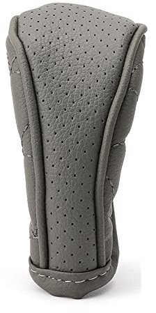Asudaro Universal Auto Schaltknauf Abdeckung Leder Auto Schaltsack Abdeckung Anti-Rutsch Auto Schaltknauf Stiefel Car Gear Shift Abdeckung Auto Schaltknauf Schutz Auto Innenausstattung,grau