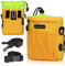 Cane Snack Borsa, Borsa per Alimenti per Cani, Borsa Addestramento Cane Contenitore Cane Regolabile Addestramento Sacchetto Di Allenamento (giallo)