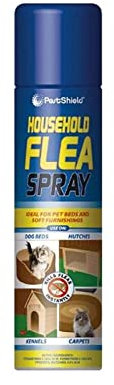 PNJB PestShield Pet Bed & Kennel Insecticide Spray, Flea, Tick, Mite & Bug Killer for Carpets, Upholstery, Hutch & Pet Bedding, Indoor Pest Control Spray for Home Use, 200ml, (1 Pcs)