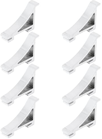 RiJpex corner bracket,shelving brackets,8Pcs Fridge Shelf Clips, Shelf Clip Shelf Support Bracket for Refrigerator Cooler Freezer (Size 11) (Size : 3.5X2.5cm)