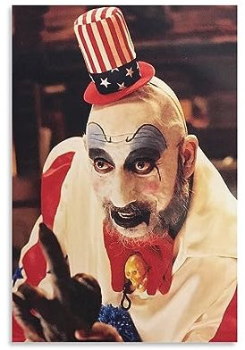 Filmposter Captain Spauldings Haus der 1000 Leichen (3) Druck Foto Kunst Malerei Leinwand Poster Home Modern Decor Poster 20 x 30 cm
