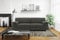 DOMO. collection Sofa Jamie, 2er Couch, moderne Polster-Garnitur, 2-Sitzer 190 x 80 x 72 cm (BxTxH), schlamm