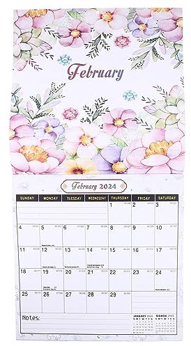 MAGICLULU Wandkalender Monatskalender zum Aufhängen für Terminplanung Haushaltskalender Zimmerkalender Countdown-kalender Stabiler Kalender Terminkalender Wandkalender für Zuhause