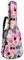 JRHEJTFZ Gitarrentasche für Akustikgitarre, langlebig und schützend, für Akustik- und E-Gitarren, 109 x 42,9 x 11,9 cm, passend für die meisten Gitarrengrößen, Sternenmuster, Pink, Mehrfarbig1,