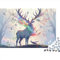 Hölzern Puzzle - Magischer Hirsch - 1000 Teile Puzzle Für Erwachsene, Holzpuzzle Mit Hirsch Motif