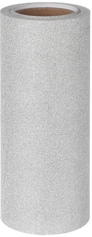 SOLUSTRE Silver Wallpaper Border Self Adhesive Glitter Wall Borders 197x5 Inch Peel and Stick Removable Sparkle Paper for Walls Classroom Bulletin Boards