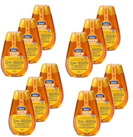 Lot 12x Miel de fleur d'oranger - Squeezer 350g