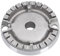 LUTH Premium Profi Parts Brenner mittel 69mmø kompatibel mit Amica 8071834 für Gaskochfeld