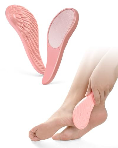 OTraki 2 Pezzi Raspa Piedi, Professionale Vetro Nano Lima per Piedi e Talloni Efficace Calli Piedi Rimozione Delicato Sulla Pelle Togli Calli Piedi e Duroni Comodo Tener per Piedi Morbidi e Liscio
