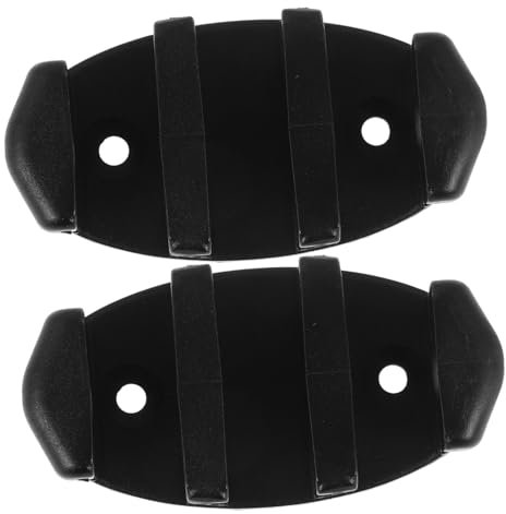 Supvox Nylon Bootsklampe Schwarz für Seile Seewasserbeständig Sicherer Halt Booten Kajak oder Kanu Einfache Montage