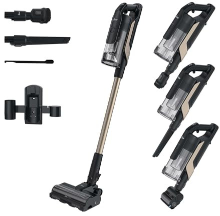 Hoover HF6 Pet Cordless Stick Vacuum Cleaner with Pet Hair Tool, Floor Sensor, Dual Way Clean, Up to 100 Min Runtime,Anti Hair Wrap,Double Edge Cleaning, Versatile,QuickPark,Portable, 660w [HF610P]