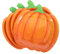 Cabilock 20 Pezzi Forma per Halloween per Feste e Decorazioni Piatti Usa e Getta Colorati per Rinfreschi e Picnic